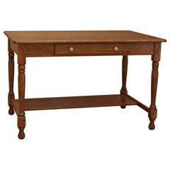 48" x 30" Amish Traditional One Drawer Desk