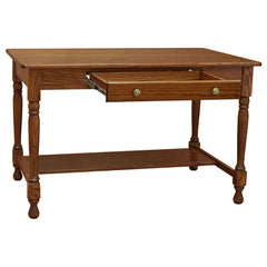48" x 30" Amish Traditional One Drawer Desk