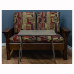 Amish Folding Table (Brown Maple in Driftwood Finish)