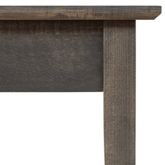 Brown Maple - Smoke Gray Amish End Table