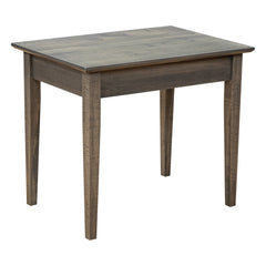 Brown Maple - Smoke Gray Amish End Table