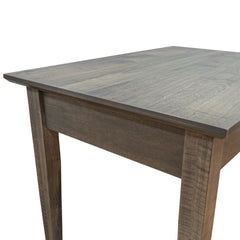 Brown Maple - Smoke Gray Amish End Table