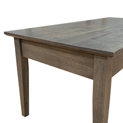 Brown Maple - Smoke Gray Amish Coffee Table