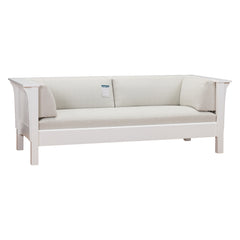 Amish Prairie White Snow Sofa