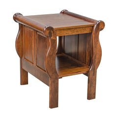 Sleigh End Table