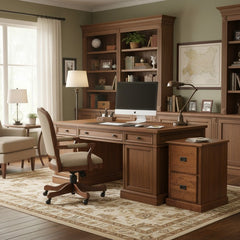 Mission 2 Drawer File Cabinet-Cherry