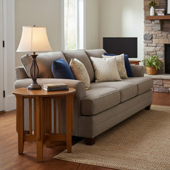 Mission 24" Round End Table