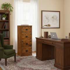 Mission 4-Drawer File Cabinet