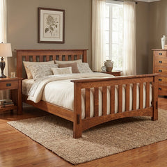 Mission Amish Queen Rail Bed