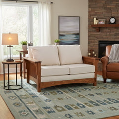 Mission Spindle Love Seat