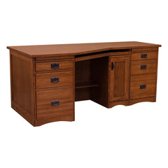 74" Mission Wedge Desk