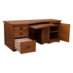 74" Mission Wedge Desk