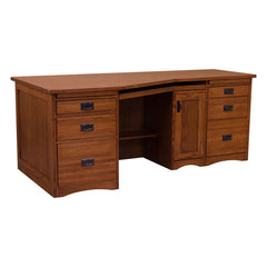 80" Mission Wedge Desk