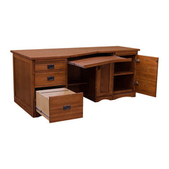 80" Mission Wedge Desk