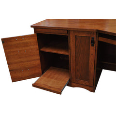 80" L-Shaped Mission Desk