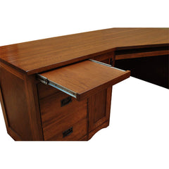 80" L-Shaped Mission Desk