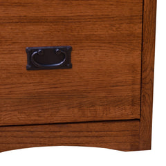 80" Mission Wedge Desk - California Mission Finish