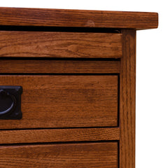 80" Mission Wedge Desk - California Mission Finish