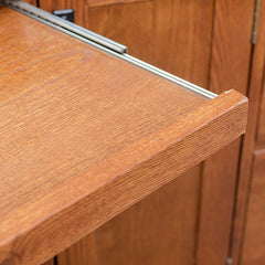 74" L-Shaped Mission Desk w/ Door