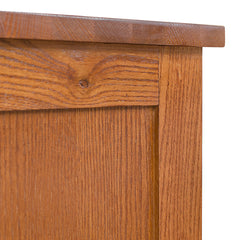 74" L-Shaped Mission Desk w/ Door