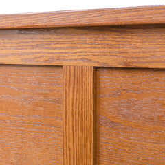 74" L-Shaped Mission Desk w/ Door