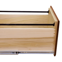 Amish Mission 3-Drawer File Cabinet, Red Oak