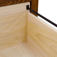 Amish Mission 3-Drawer File Cabinet, Red Oak