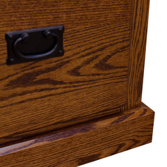 Amish Mission 3-Drawer File Cabinet, Red Oak