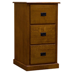 Three Drawer Amish Mission Legal File Cabinet