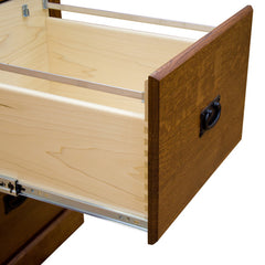 Three Drawer Amish Mission Legal File Cabinet