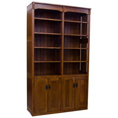 Amish Mission 48" x 84" Bookcase w/ Doors