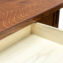 48" x 30" Amish Traditional One Drawer Desk