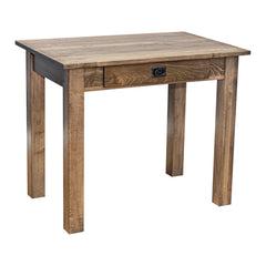 Amish Heavy 3" Legs Desk,  Brown Maple