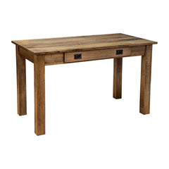 Amish Heavy 3" Legs Desk, Brown Maple Cocoa