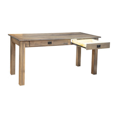 Amish Heavy 3" Legs Desk, Brown Maple 121