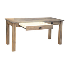 Amish Heavy 3" Legs Desk, Brown Maple 121