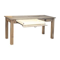 Amish Heavy 3" Legs Desk, Brown Maple 121