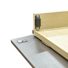 Amish Heavy 3" Legs Desk, Brown Maple 121