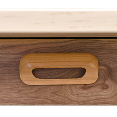 Walnut/Wormy Maple Amish Desk