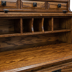 30" Mission SM Roll Top Desk