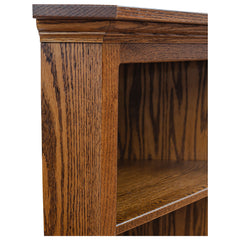 5' Amish Corner Bookcase