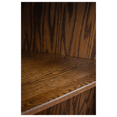5' Amish Corner Bookcase