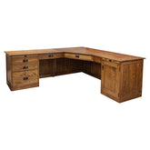 80" L-Shaped Mission Desk