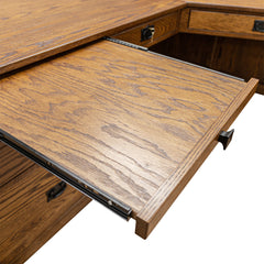 80" L-Shaped Mission Desk