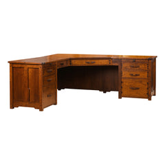 80" x 80" Greene & Greene Wedge Desk