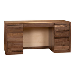 Executive Mid Century Modern Walnut Desk