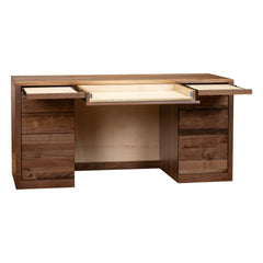 Executive Mid Century Modern Walnut Desk