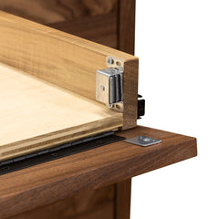 Executive Mid Century Modern Walnut Desk