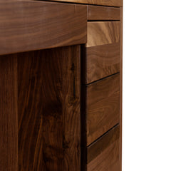 Executive Mid Century Modern Walnut Desk