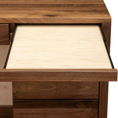 Executive Mid Century Modern Walnut Desk